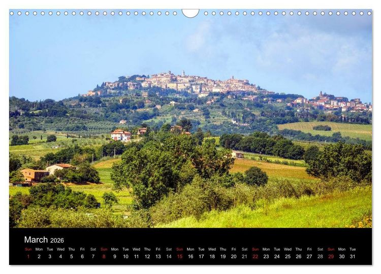 Produktbild: Tuscany (Wall Calendar 2026 DIN A3 landscape), CALVENDO 12 Month Wall Calendar