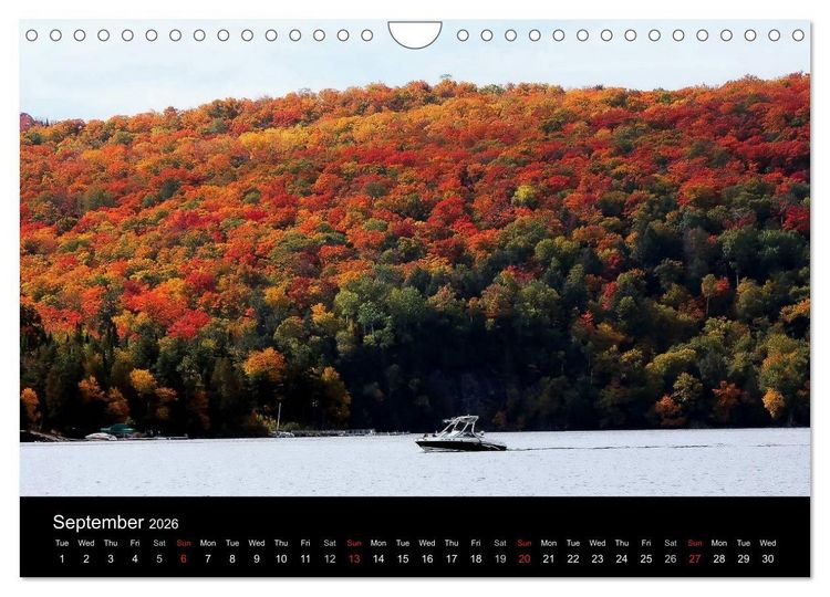 Produktbild: Indian Summer Mont Tremblant Quebec (Wall Calendar 2026 DIN A4 landscape), CALVENDO 12 Month Wall Calendar