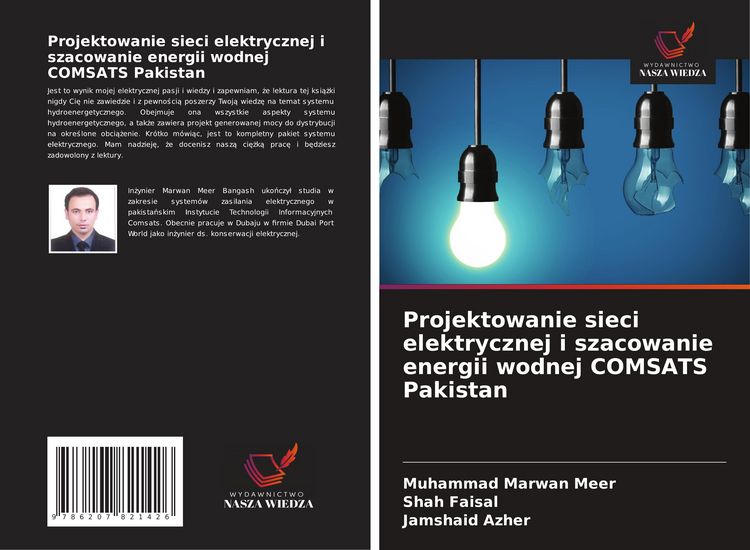 Produktbild: Projektowanie sieci elektrycznej i szacowanie energii wodnej COMSATS Pakistan