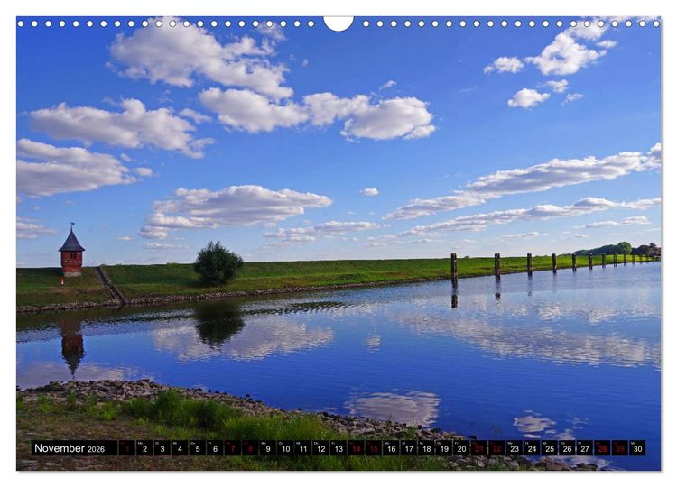 Produktbild: Havelberg bis Tangerm&uuml;nde (Wandkalender 2026 DIN A3 quer), CALVENDO Monatskalender