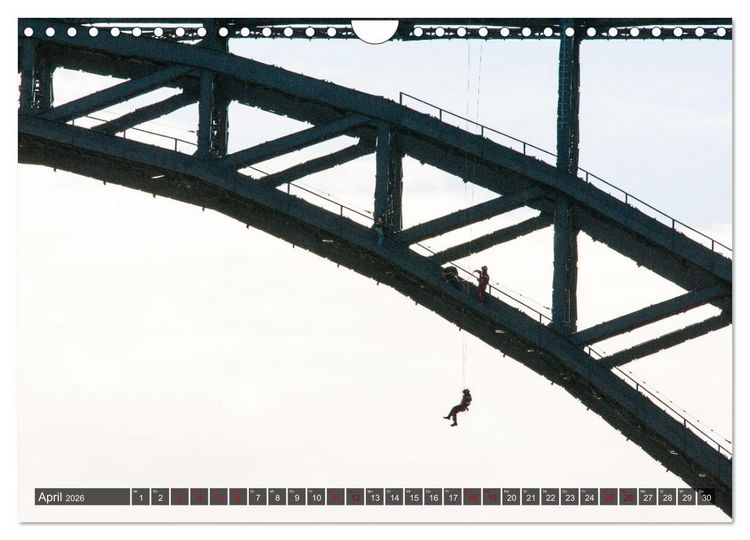 Produktbild: M&uuml;ngstener Br&uuml;cke - Stahlkonstruktion der Superlative (Wandkalender 2026 DIN A4 quer), CALVENDO Monatskalender