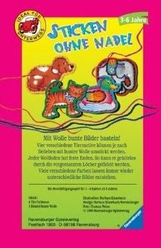 Produktbild: Sticken ohne Nadel - Reisespiel ab 3 Jahre