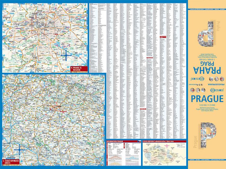 Produktbild: Prague, Prag, Borch Map