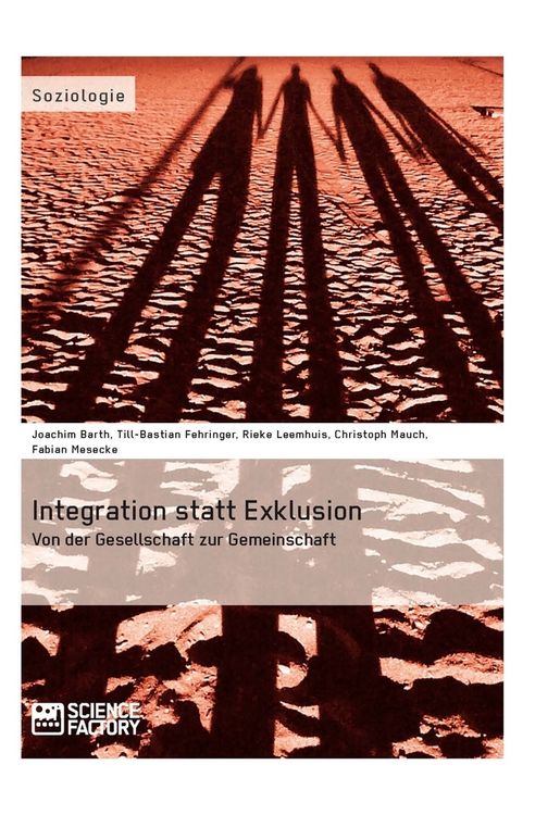 Produktbild: Integration statt Exklusion: Von der Gesellschaft zur Gemeinschaft