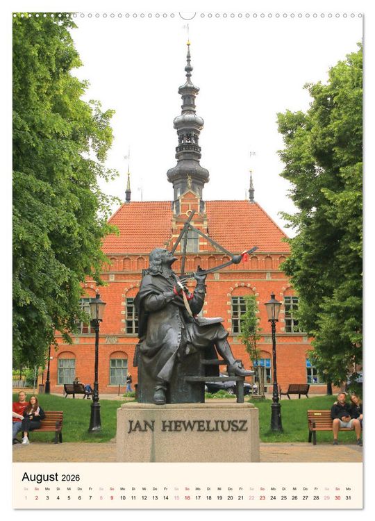 Produktbild: Sch&ouml;nes Danzig (Wandkalender 2026 DIN A2 hoch), CALVENDO Monatskalender