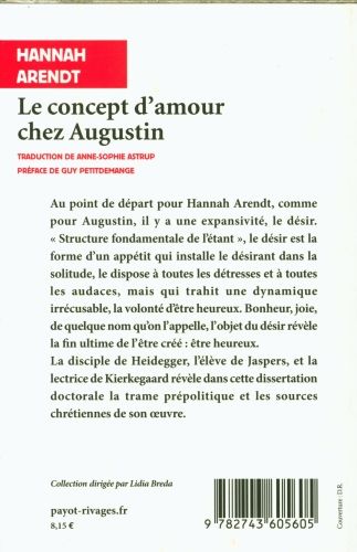 Produktbild: Le concept d'amour chez Augustin