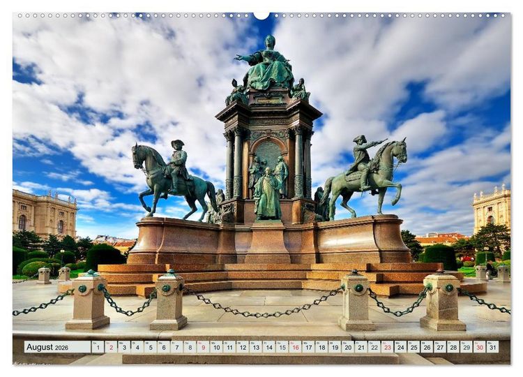 Produktbild: Wien und Graz. &Ouml;sterreichs Perlen (hochwertiger Premium Wandkalender 2026 DIN A2 quer), Kunstdruck in Hochglanz