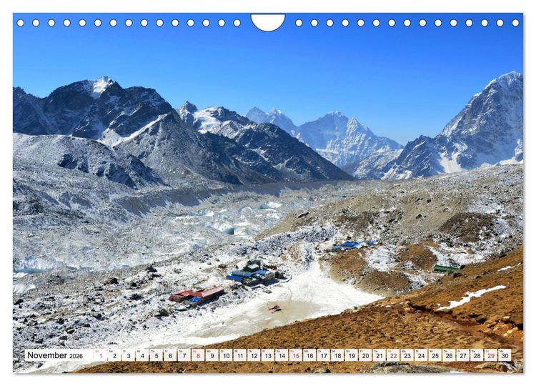 Produktbild: Traumtrekking in NEPAL (Wandkalender 2026 DIN A4 quer), CALVENDO Monatskalender