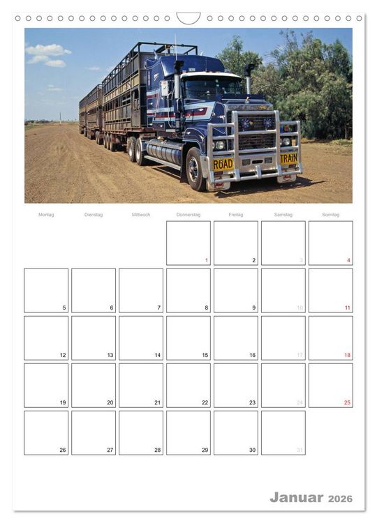 Produktbild: Australien - Terminplaner (Wandkalender 2026 DIN A3 hoch), CALVENDO Monatskalender