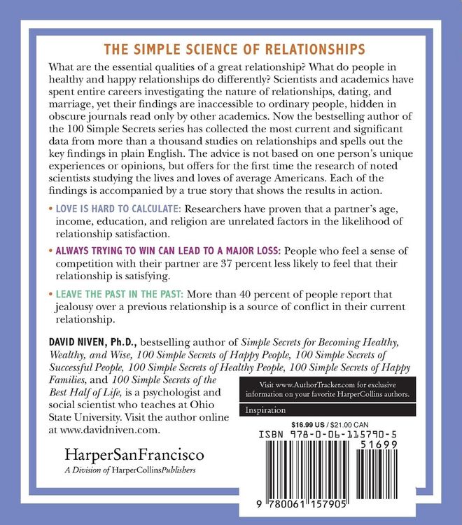 Produktbild: 100 Simple Secrets of Great Relationships