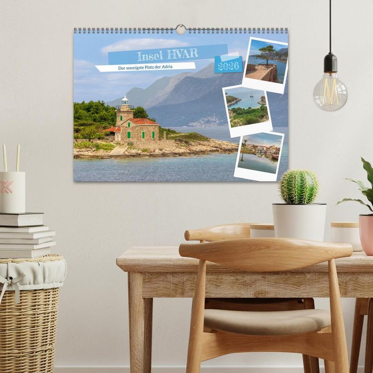 Produktbild: Insel Hvar - Der sonnigste Platz der Adria (Wandkalender 2026 DIN A3 quer), CALVENDO Monatskalender