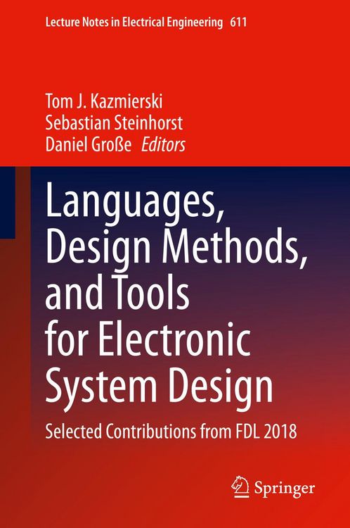 Produktbild: Languages, Design Methods, and Tools for Electronic System Design