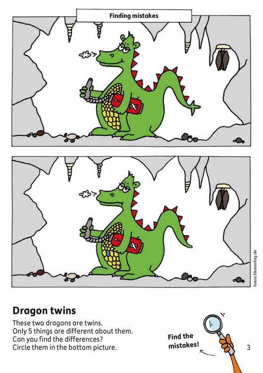Kindergarten Activity Book from age 4 years - Shapes, colours, spot the difference - for kids, boy and girl