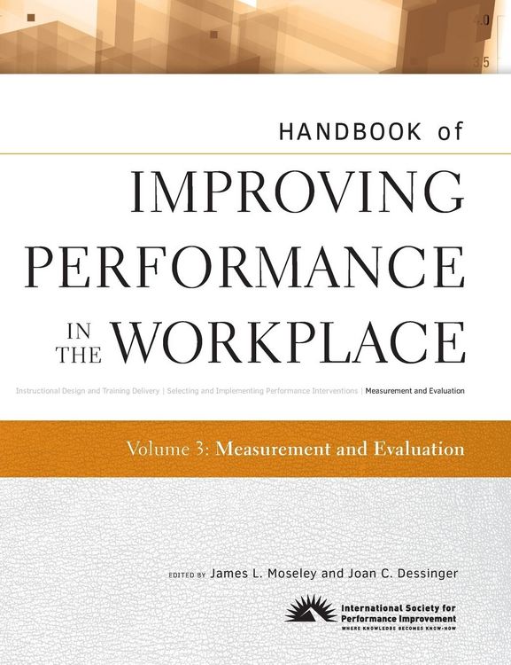 Produktbild: Handbook of Improving Performance in the Workplace, Measurement and Evaluation
