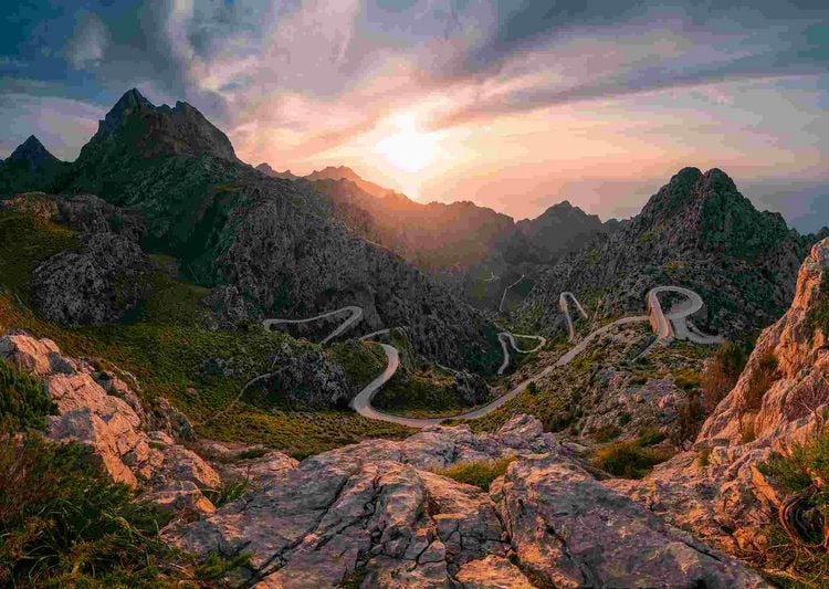 Produktbild: Erwachsenenpuzzle 1000 Teile - Serra de Tramuntana, Mallorca