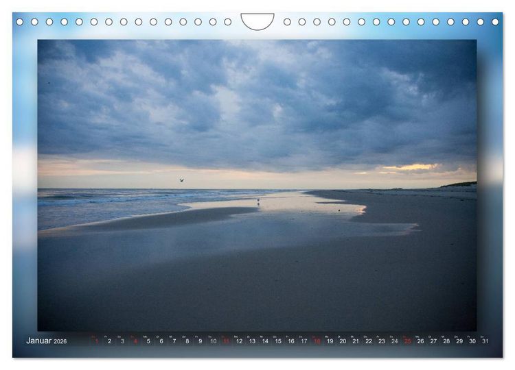 Produktbild: Baltrum - Ein Tag am Strand (Wandkalender 2026 DIN A4 quer), CALVENDO Monatskalender