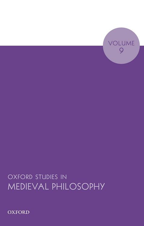 Produktbild: Oxford Studies in Medieval Philosophy Volume 9