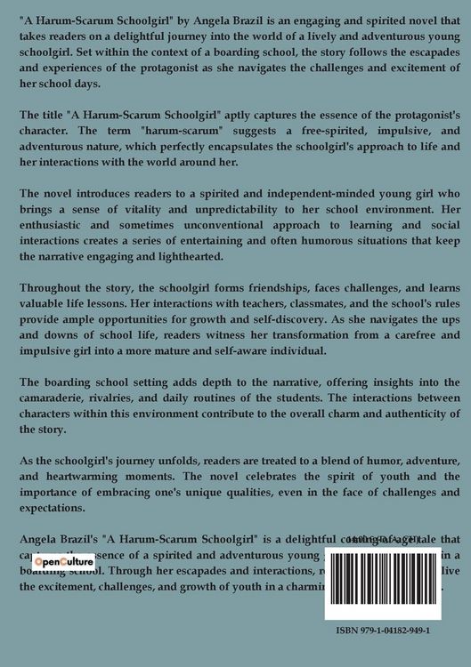 Produktbild: A harum-scarum schoolgirl