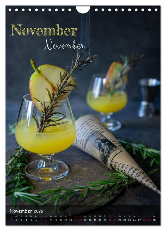 Produktbild: Mix it up - Cocktails (Wandkalender 2026 DIN A4 hoch), CALVENDO Monatskalender
