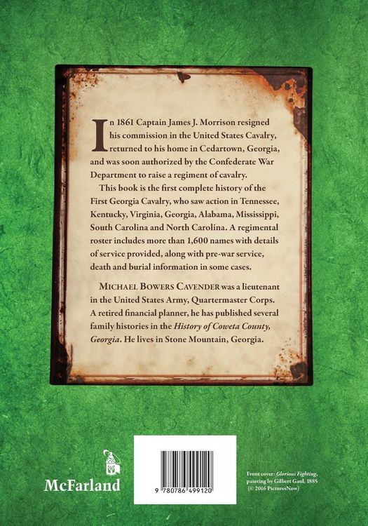 Produktbild: The First Georgia Cavalry in the Civil War