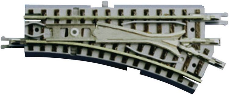 Produktbild: Rokuhan 7297023 Z Gleis (mit Bettung) Weiche, elektrisch, rechts 55mm 26&deg; 127mm 1St.