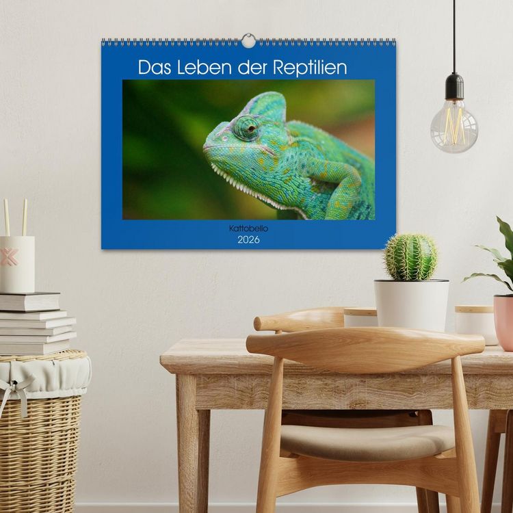 Produktbild: Das Leben der Reptilien (Wandkalender 2026 DIN A3 quer), CALVENDO Monatskalender