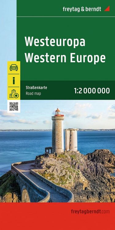 Produktbild: Freytag & berndt Stra&szlig;enkarte Westeuropa 1:2 Mio.