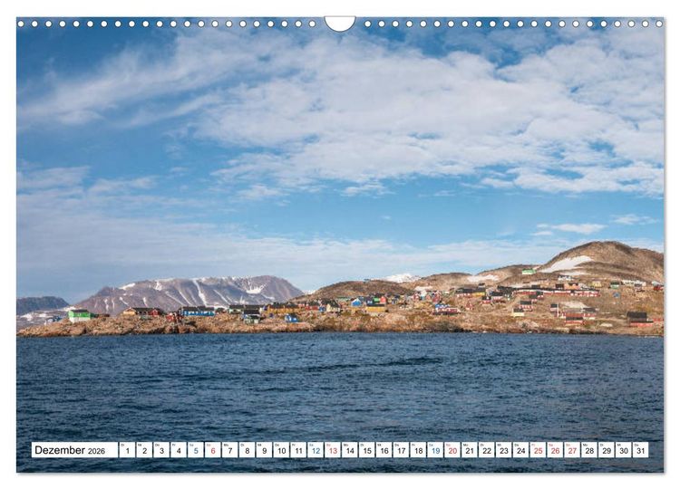 Produktbild: Scoresbysund - Sommer im gr&ouml;&szlig;ten und l&auml;ngsten Fjordsystem der Welt (Wandkalender 2026 DIN A3 quer), CALVENDO Monatskalender