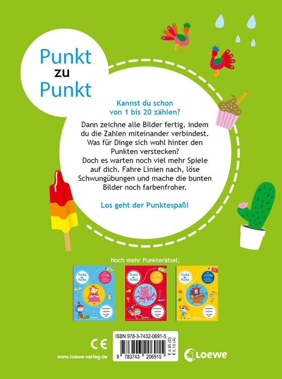 Produktbild: Punkt zu Punkt - Mit den Zahlen von 1 bis 20 (gr&uuml;n)