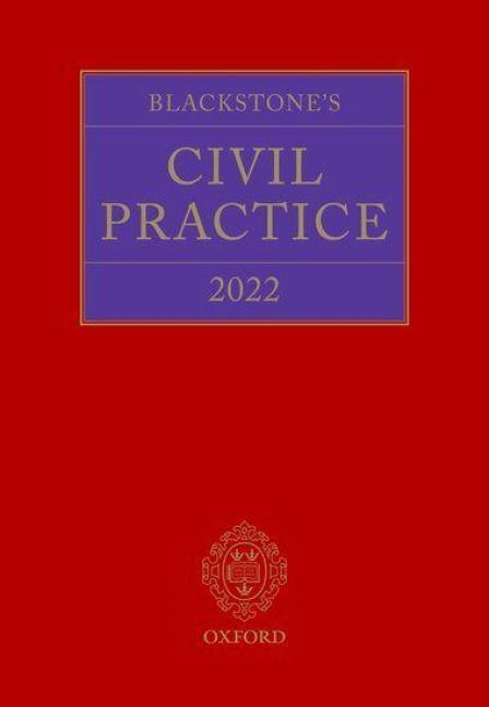Produktbild: Blackstone's Civil Practice 2022