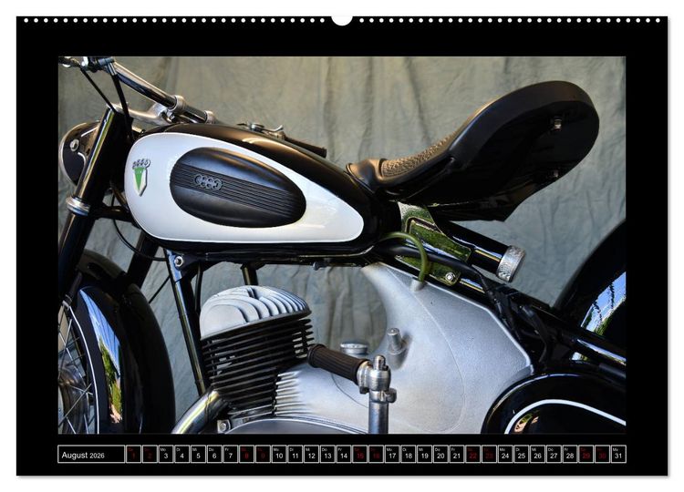 Produktbild: DKW RT 175 - Ein Motorrad der Auto Union (hochwertiger Premium Wandkalender 2026 DIN A2 quer), Kunstdruck in Hochglanz