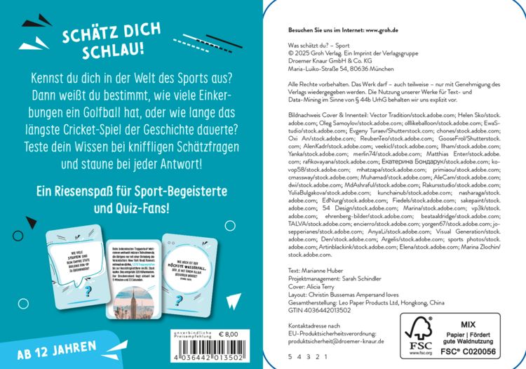 Produktbild: Was sch&auml;tzt du? &ndash; Sport