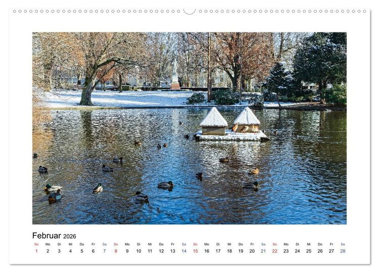 Produktbild: Wiesbaden Kurstadt mit Charme und Flair (Wandkalender 2026 DIN A2 quer), CALVENDO Monatskalender