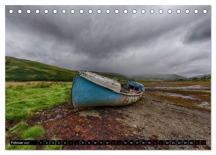Produktbild: Schottland im Licht (Tischkalender 2027 DIN A5 quer), CALVENDO Monatskalender