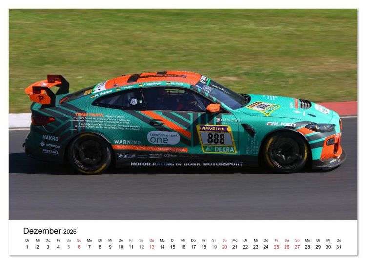Produktbild: 24h am Ring (hochwertiger Premium Wandkalender 2026 DIN A2 quer), Kunstdruck in Hochglanz
