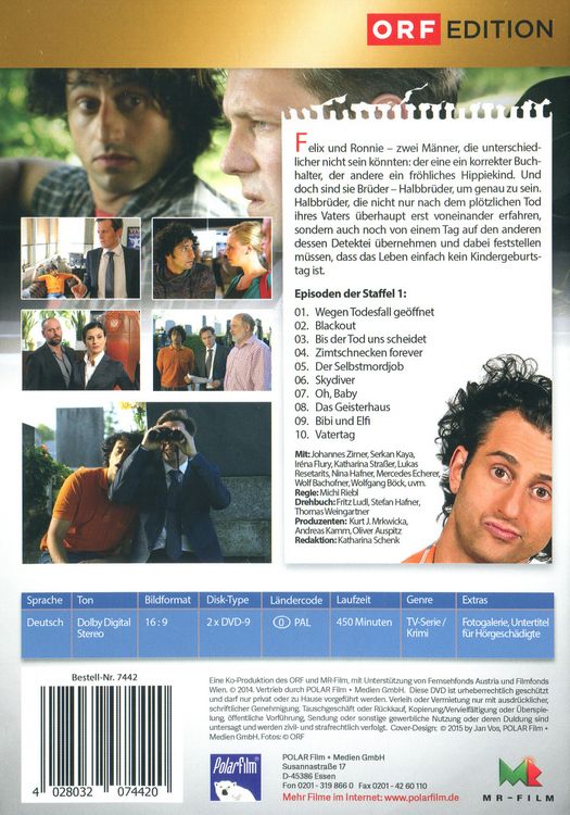 Produktbild: Die Detektive - Die komplette 1. Staffel [2 DVDs]