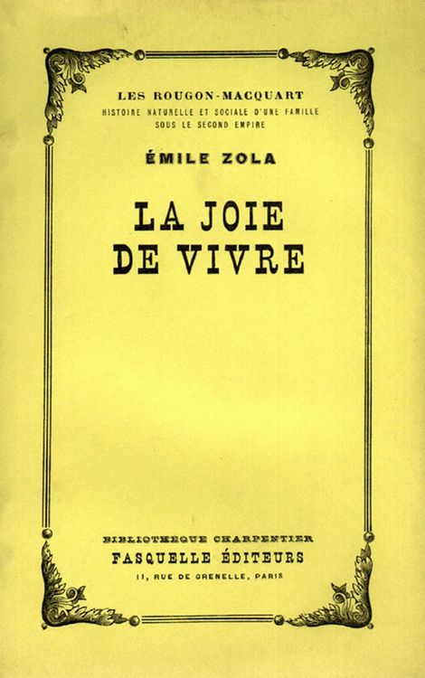Produktbild: La joie de vivre