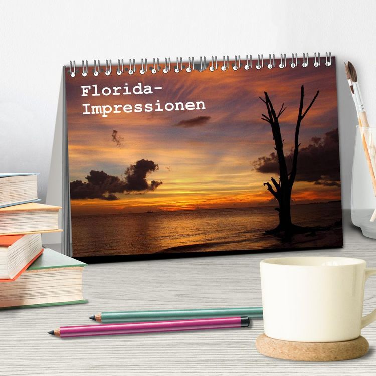 Produktbild: Florida Impressionen (Tischkalender 2026 DIN A5 quer), CALVENDO Monatskalender