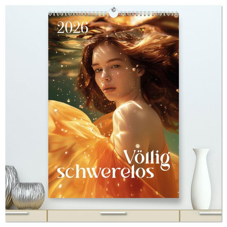Produktbild: V&ouml;llig schwerelos (hochwertiger Premium Wandkalender 2026 DIN A2 hoch), Kunstdruck in Hochglanz