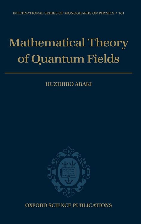 Produktbild: Mathematical Theory of Quantum Fields