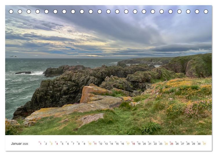 Produktbild: Typisch Schottland (Tischkalender 2026 DIN A5 quer), CALVENDO Monatskalender