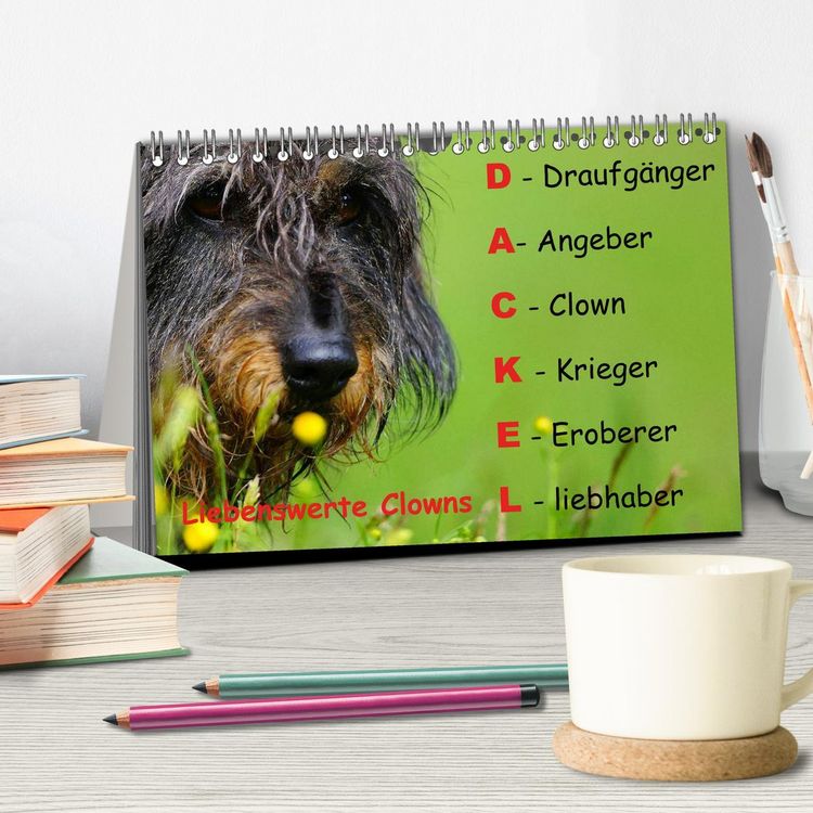 Produktbild: Liebenswerte Clowns (Tischkalender 2026 DIN A5 quer), CALVENDO Monatskalender