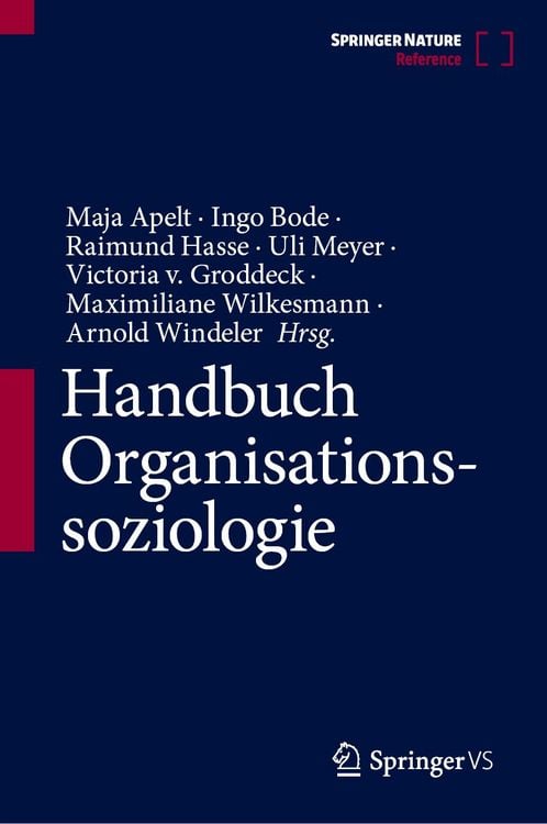 Produktbild: Handbuch Organisationssoziologie