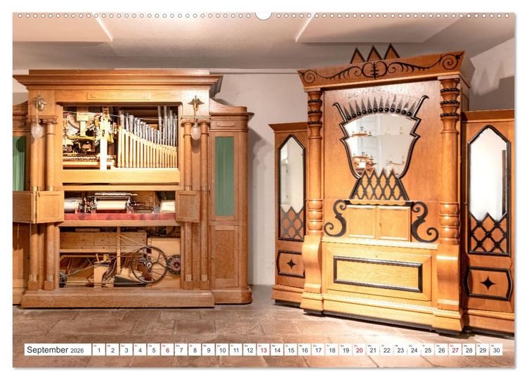 Produktbild: Selbstspielende Musikinstrumente (Wandkalender 2026 DIN A2 quer), CALVENDO Monatskalender