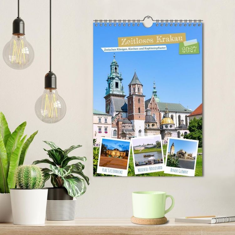 Produktbild: Zeitloses Krakau. Zwischen K&ouml;nigen, Kirchen und Kopfsteinpflaster (Wandkalender 2027 DIN A4 hoch), CALVENDO Monatskalender