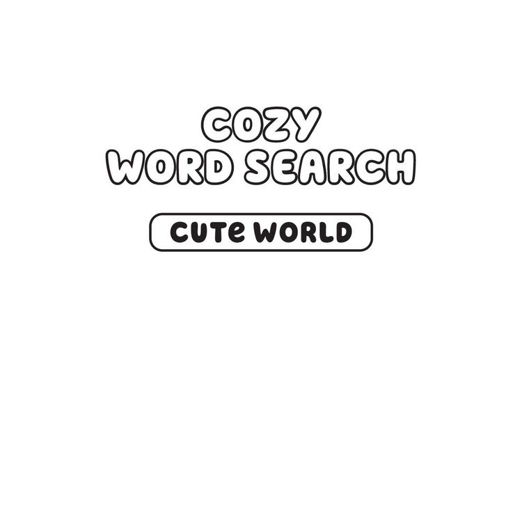 Produktbild: Cozy Word Search Cute World