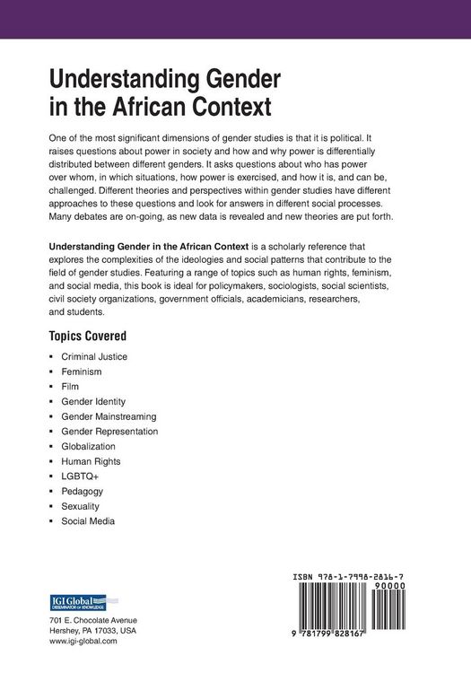 Produktbild: Understanding Gender in the African Context