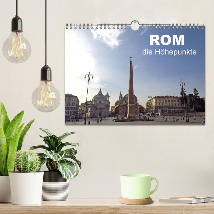 Produktbild: Rom - die H&ouml;hepunkte (Wandkalender 2026 DIN A4 quer), CALVENDO Monatskalender