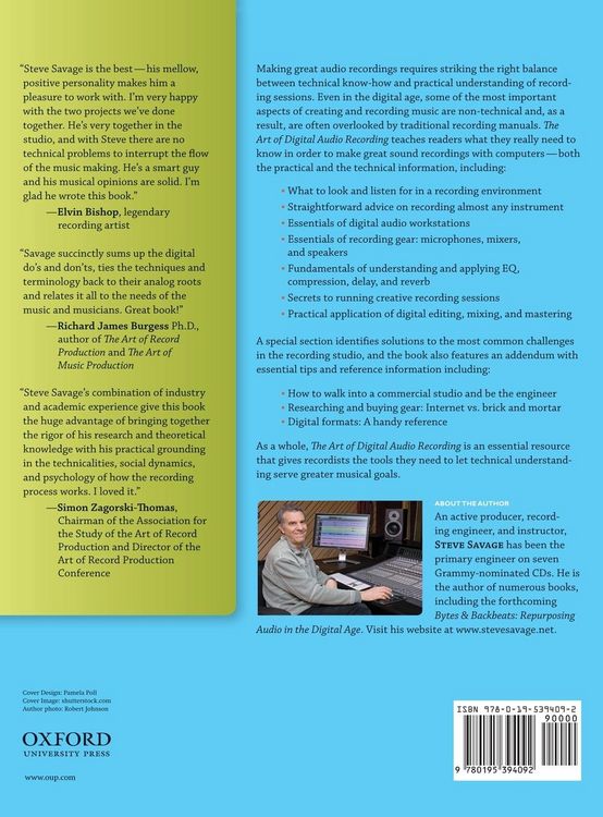 Produktbild: The Art of Digital Audio Recording