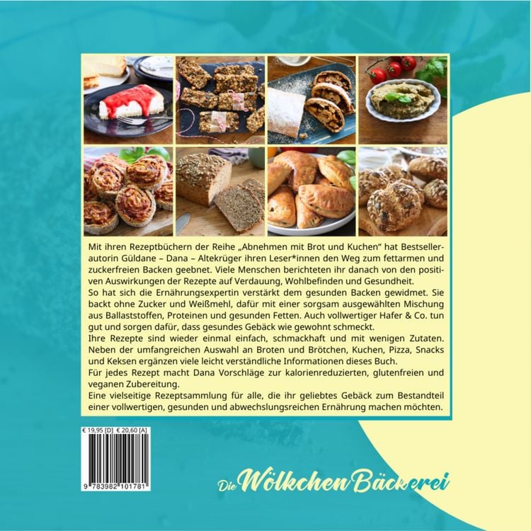 Produktbild: Die W&ouml;lkchenb&auml;ckerei: Gesund mit Brot & Kuchen